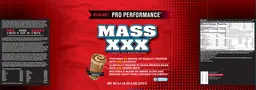 Label for Mass XXX Chocolate