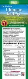 Label for Dr. Cutler's Ultimate Krill-Q