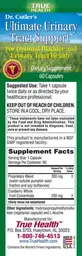 Label for Dr. Cutler's Ultimate Urinary Tract Support