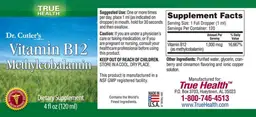 Dr. Cutler's Vitamin B12 Methylcobalamin