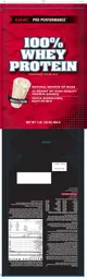 Label for 100% Whey Protein Powdered Drink Mix Cookies & Cream