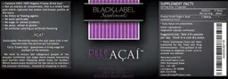 Label for Deep Purple Acai