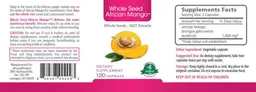 Label for Whole Seed African Mango