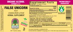 Label for False Unicorn Root