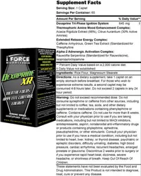 Label for Dexaprine XR