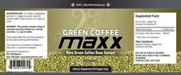Label for Green Coffee Maxx
