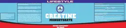 Label for Creatine Monohydrate