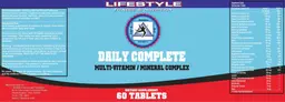 Label for Daily Complete Multi-Vitamin/Mineral Complex