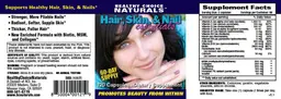 Label for Hair, Skin, & Nail essentials