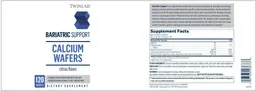 Label for Bariatric Support Calcium Wafers Citrus Flavor
