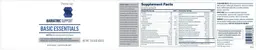 Label for Bariatric Support Basic Essentials Vanilla