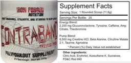 Label for Contraband Twisted Punch