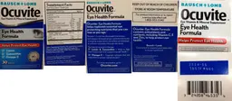 Label for Ocuvite Eye Health Formula