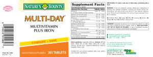 Multi-Day Multivitamin Plus Iron