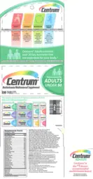 Label for Centrum Adults Under 50
