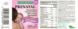 Label for Prenatal