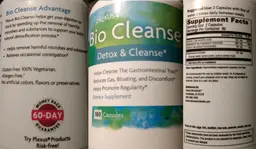 Label for Bio Cleanse