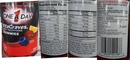 Label for VitaCraves Gummies