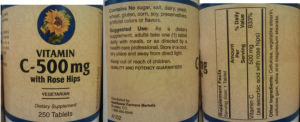 Vitamin C-500 mg with Rose Hips