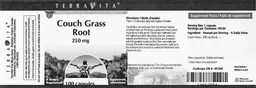 Label for Couch Grass Root 250 mg