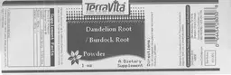 Label for Dandelion Root/Burdock Root Powder