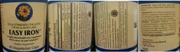 Label for Easy Iron