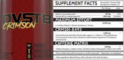 Label for DVST8 Crimson