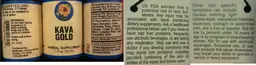 Label for Kava Gold