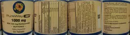 Label for PureWay-C 1000 mg Caps with 100 mg Bioflavonoids