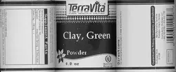 Label for Clay, Green Powder