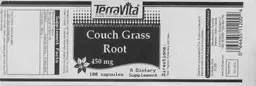 Label for Couch Grass Root 450 mg