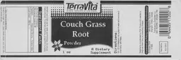 Label for Couch Grass Root Powder