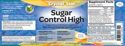 Label for Sugar Control High