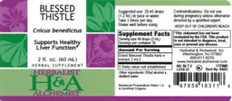 Label for Blessed Thistle