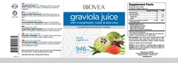 Label for Graviola Juice