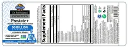 Label for Prostate+ 50 Billion Guaranteed