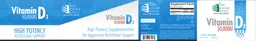 Label for Vitamin D3 50,000 IU