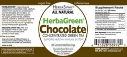 Label for HerbaGreen Chocolate