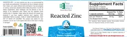 Label for Reacted Zinc