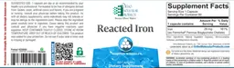 Label for Reacted Iron