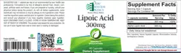 Label for Lipoic Acid 300 mg