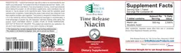 Label for Time Release Niacin
