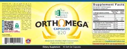 Label for Orthomega 820