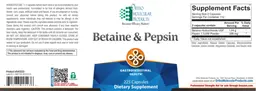 Label for Betaine & Pepsin