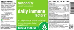 Label for Daily Immune Factors
