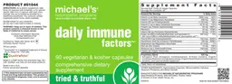 Label for Daily Immune Factors