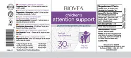 Label for Children's Attention Support