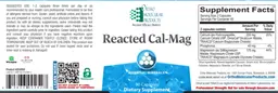 Label for Reacted Cal-Mag