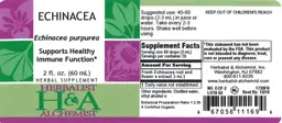 Label for Echinacea