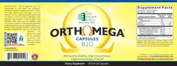 Label for Orthomega 820